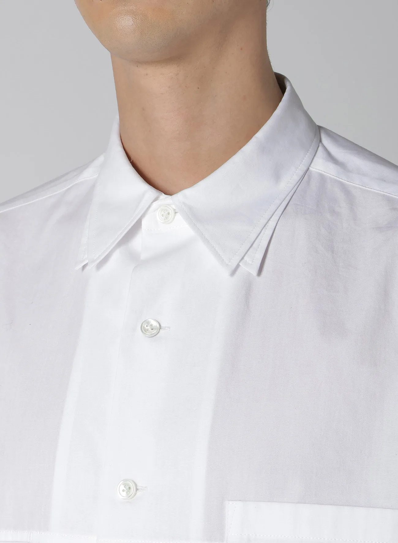 40 BROAD DOUBLE COLLAR BIG SHIRT
