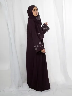 Beaded Squares Abaya