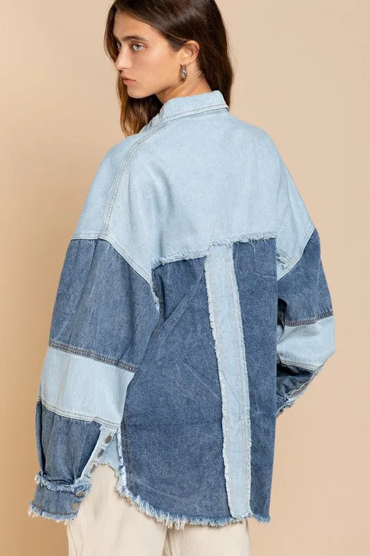 Colorblock Oversized Jacket *Online Only*