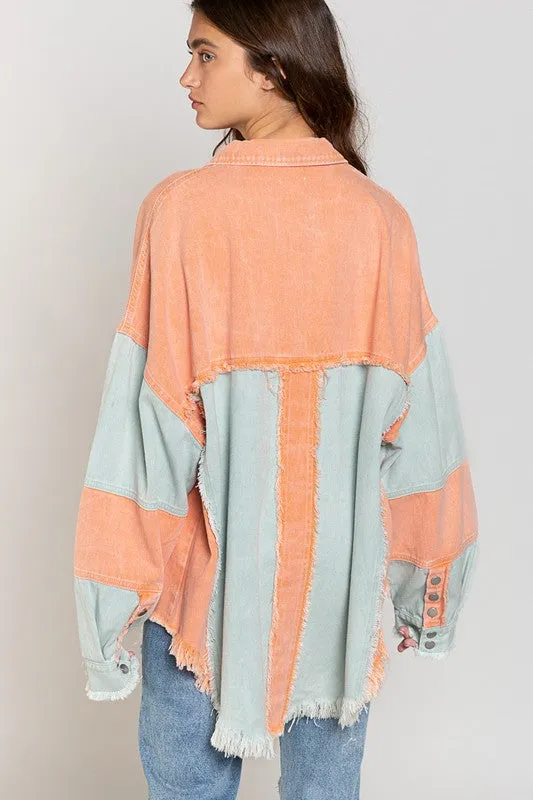 Colorblock Oversized Jacket *Online Only*