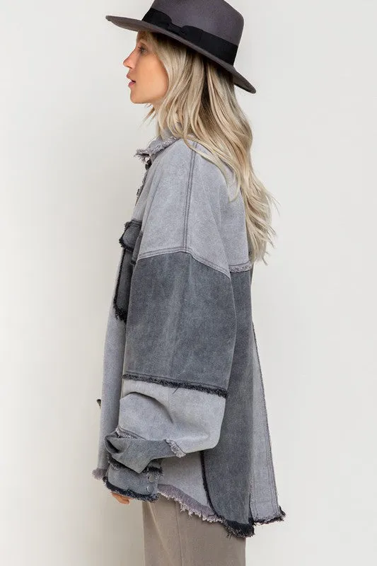 Colorblock Oversized Jacket *Online Only*