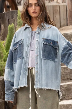 Colorblock Oversized Jacket *Online Only*