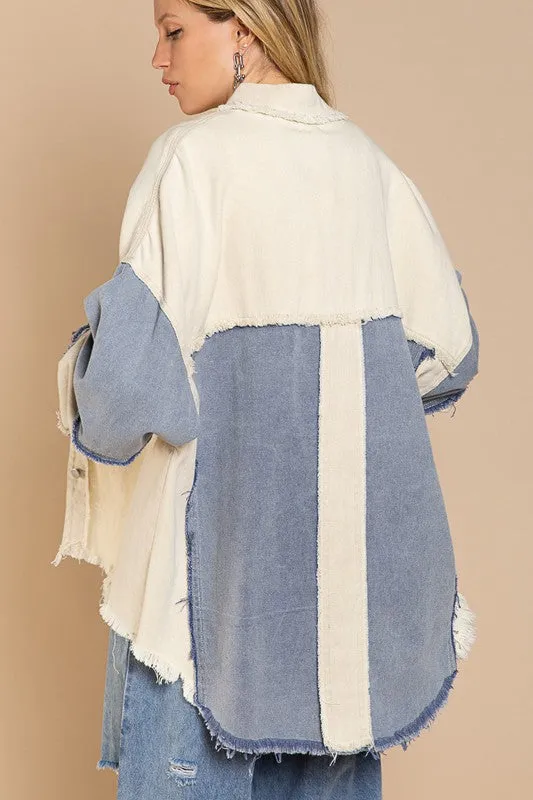 Colorblock Oversized Jacket *Online Only*