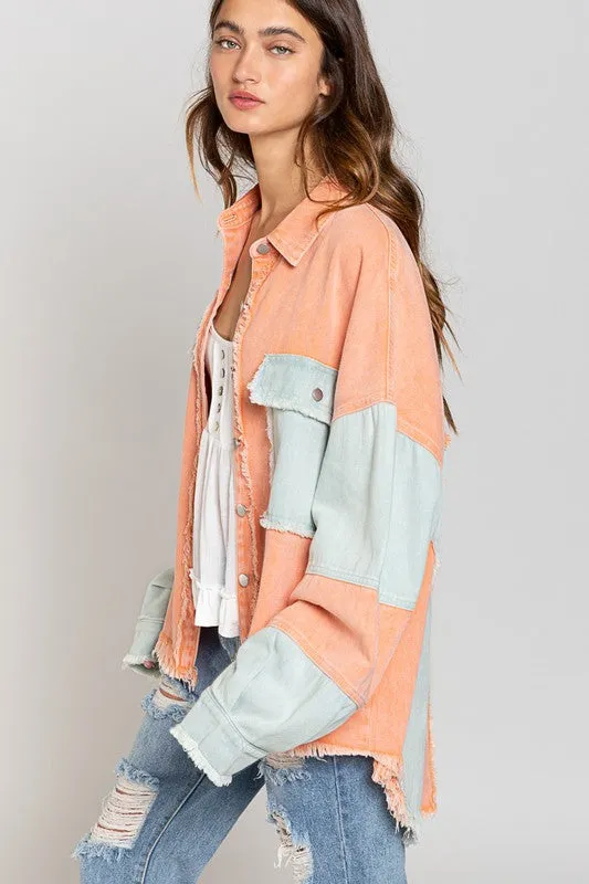 Colorblock Oversized Jacket *Online Only*