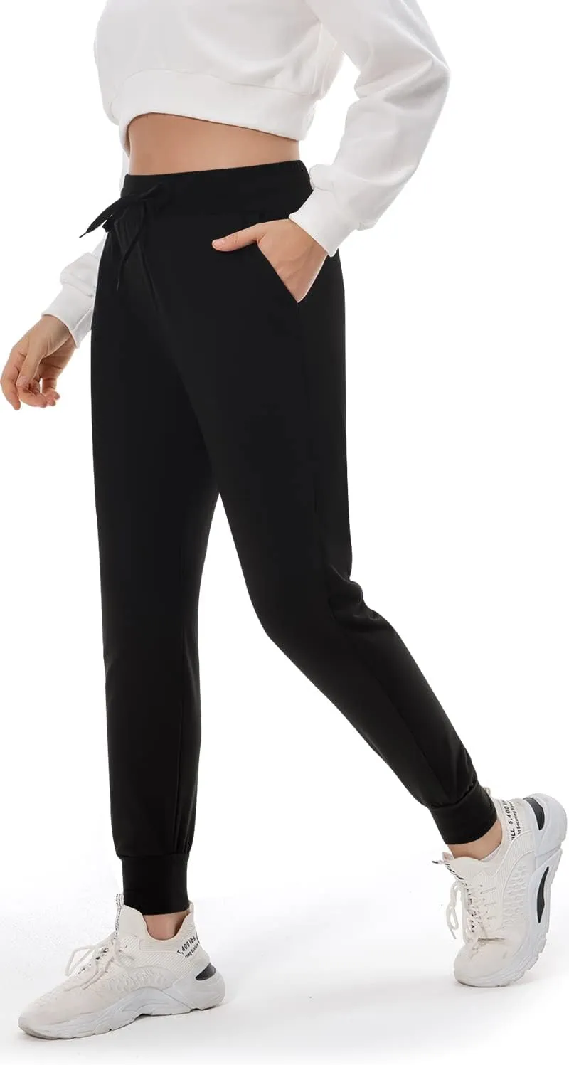 FULLSOFT Fleece Lined Sweatpants for Women-Women's Thermal Joggers with Pockets Lounge Leggings for Workout Running Winter