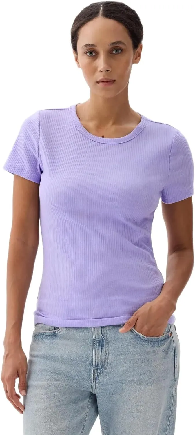 GAP Women's Short Sleeve Ribbed Tee