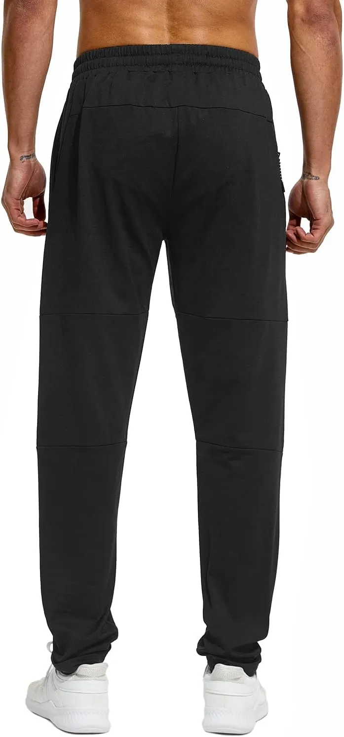 HODOSPORTS 32"/34"/36"/38"/40" Inseam Tall Mens Sweatpants Zipper Pocket Extra Tall Joggers Workout Pants