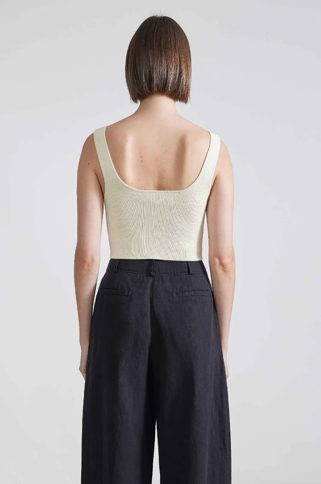 Ilia Crop Top, Cream