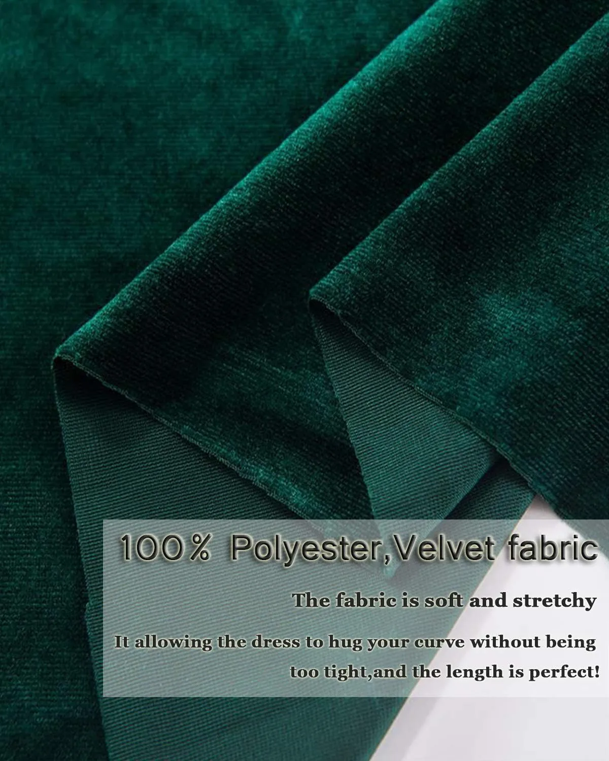 Womens Vintage Off Shoulder Velvet Bodycon Dresses Midi Pencil Dress for Party Cocktail Formal Evening Club